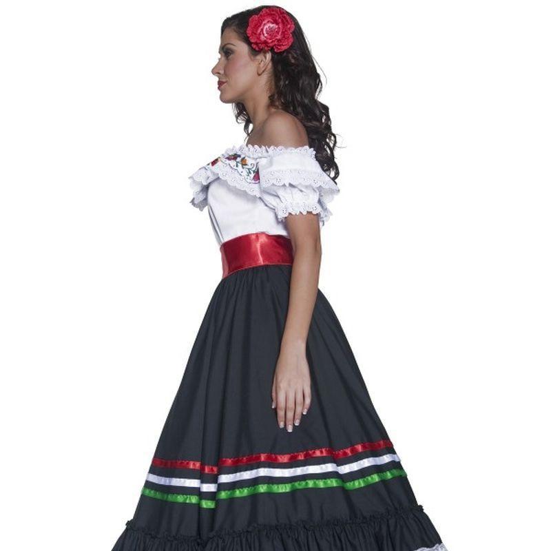 Authentic Western Sexy Senorita Costume Adult White Womens