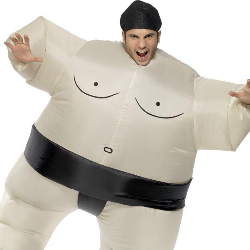 Sumo Wrestler Costume - One Size Mens Nude