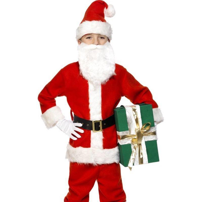 Santa Costume, Child - Small Age 4-6 Boys Red/White