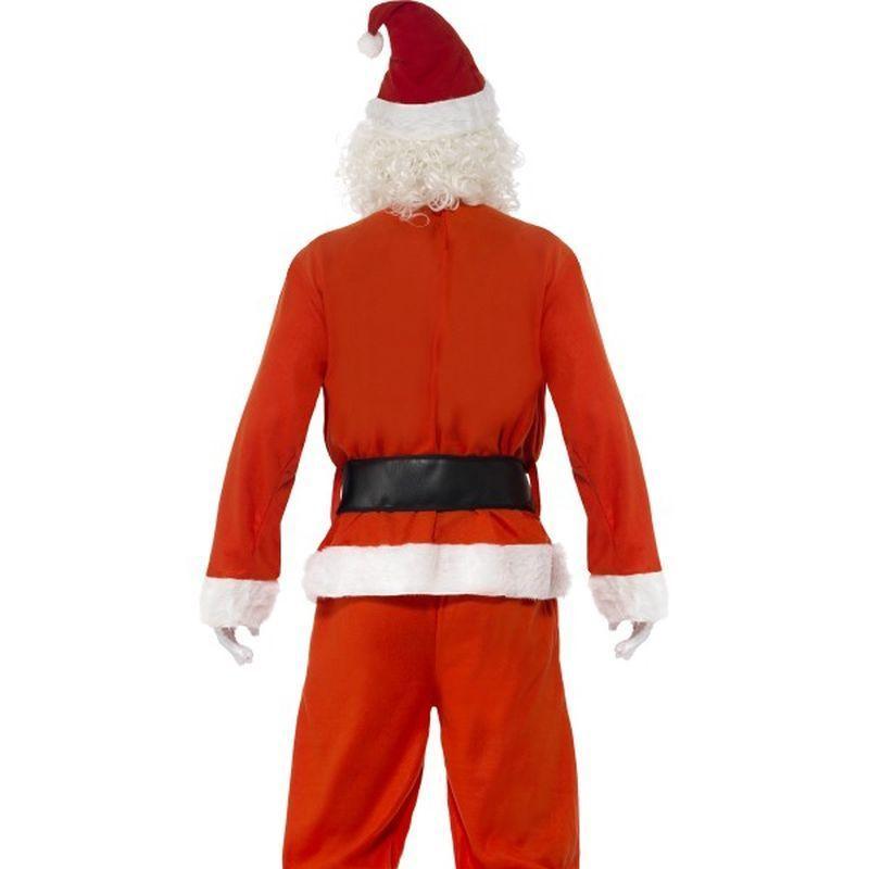 Deluxe Santa Costume Adult Red White Mens
