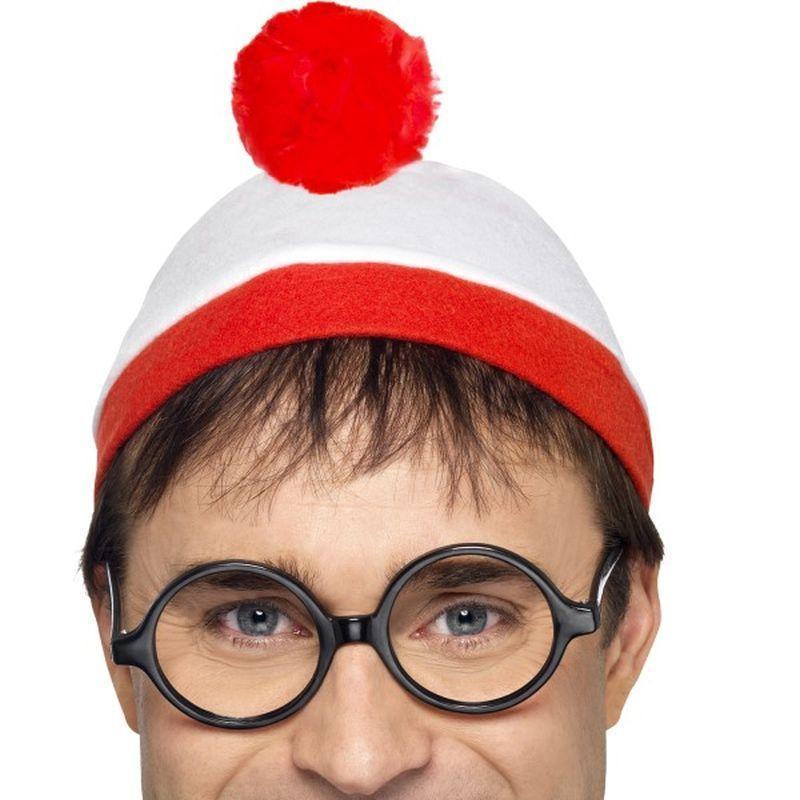 Wheres Wally? Instant Kit - One Size Mens White/Red