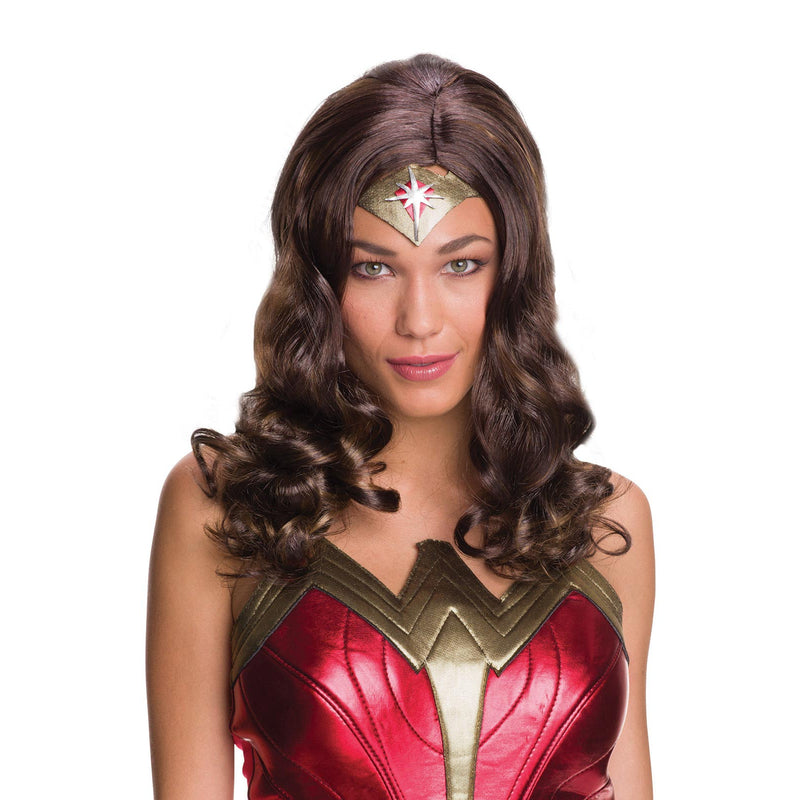 Wonder Woman Wig Adult Womens Gold