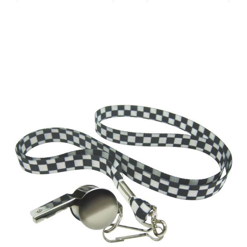 Silver Metal Whistle - One Size Mens Silver