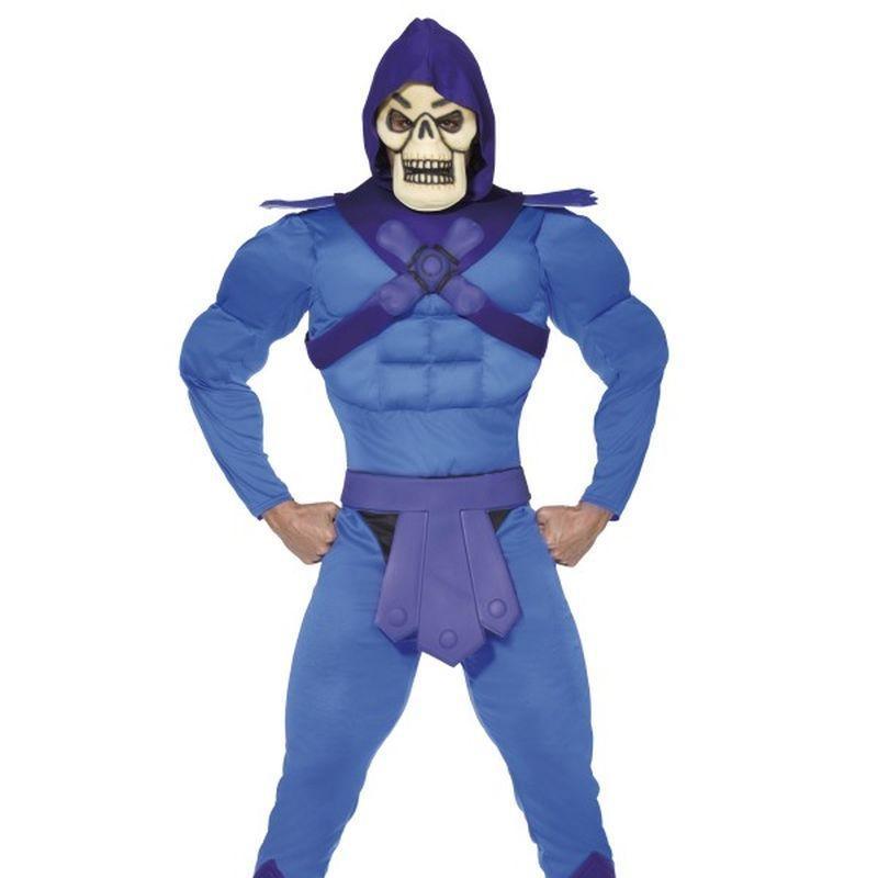 Skeletor Costume - Medium Mens Blue