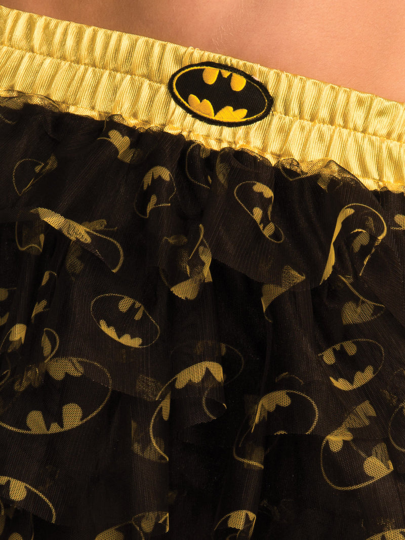 Batgirl Skirt With Sequins Adult Womens -2