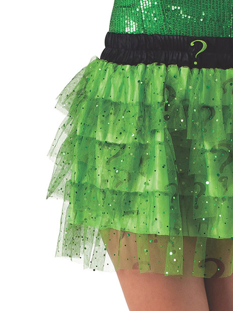 The Riddler Skirt Adult Womens Green -2
