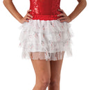 Harley Quinn Skirt Adult Womens White -1
