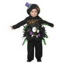 Crazy Spider Costume Kids Black