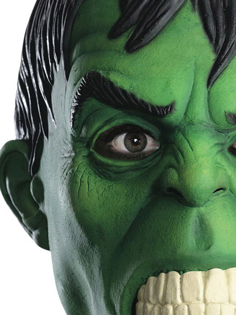 Hulk Overhead Latex Mask Mens Green -2
