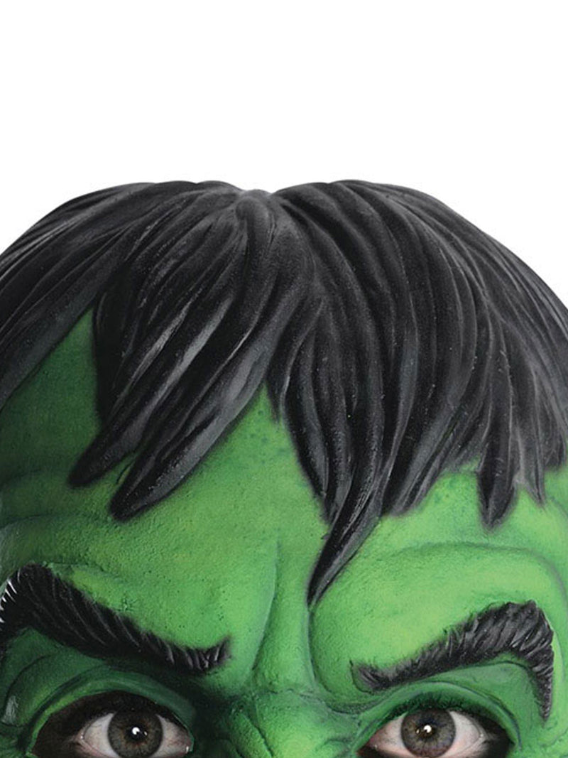 Hulk Overhead Latex Mask Mens Green -3