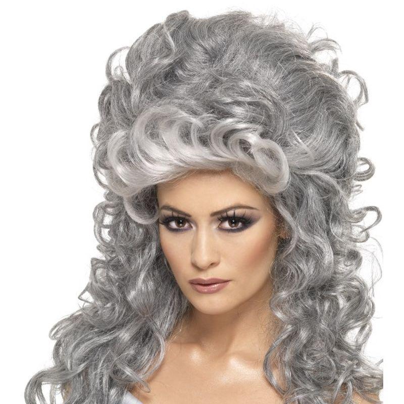 Medeia Witch Beehive Wig - One Size Womens Blue