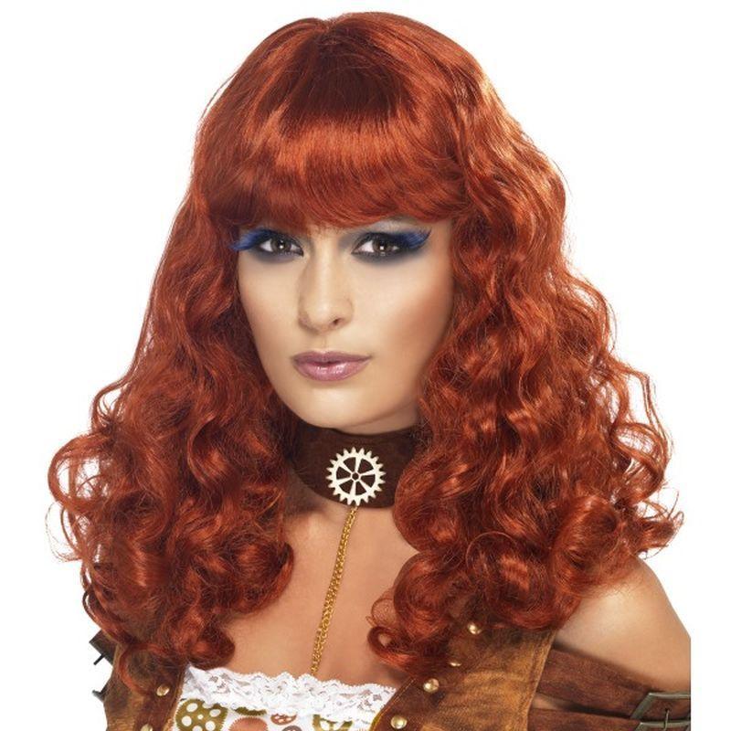 Steam Punk Female Wig - One Size Womens Auburn