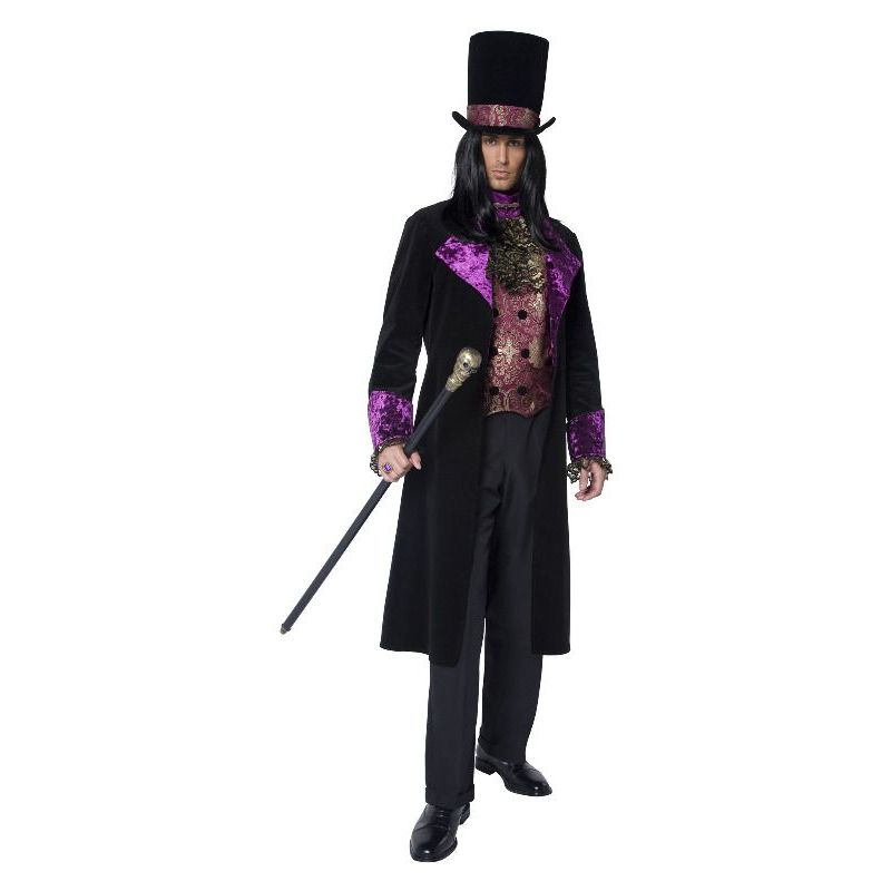 The Gothic Count Costume Adult Purple Mens -1