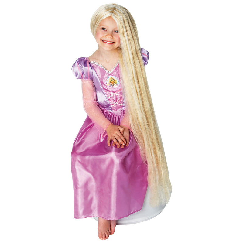 Rapunzel Glow In The Dark Wig Child Womens Blonde