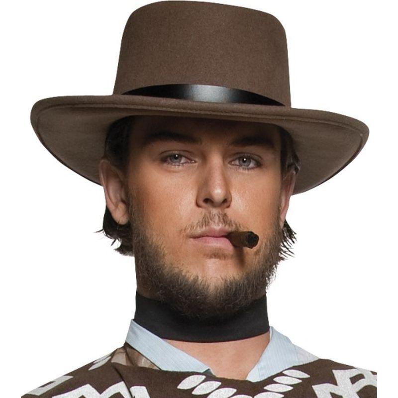 Authentic Western Wandering Gunman Hat Adult Brown Mens -1