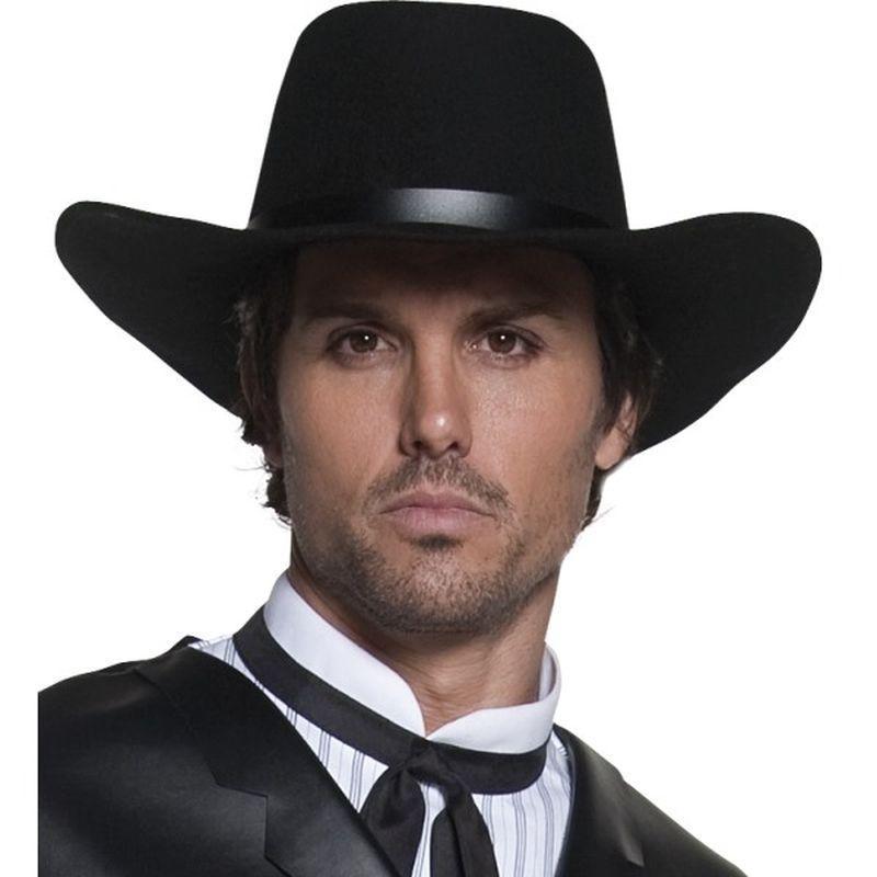 Authentic Western Gunslinger Hat Adult Mens -1