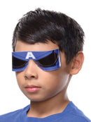 Captain America Character Eyes Boys Blue -2