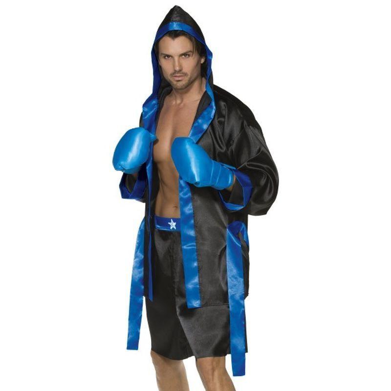 Fever Down for the Count Costume - Medium Mens Black/Blue