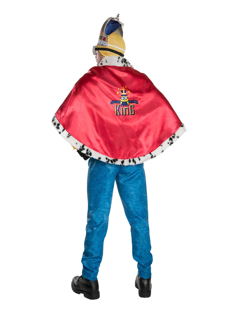 Minion King Cape Adult Mens Red -2