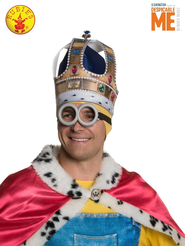 Minion King Crown Mens Gold -1