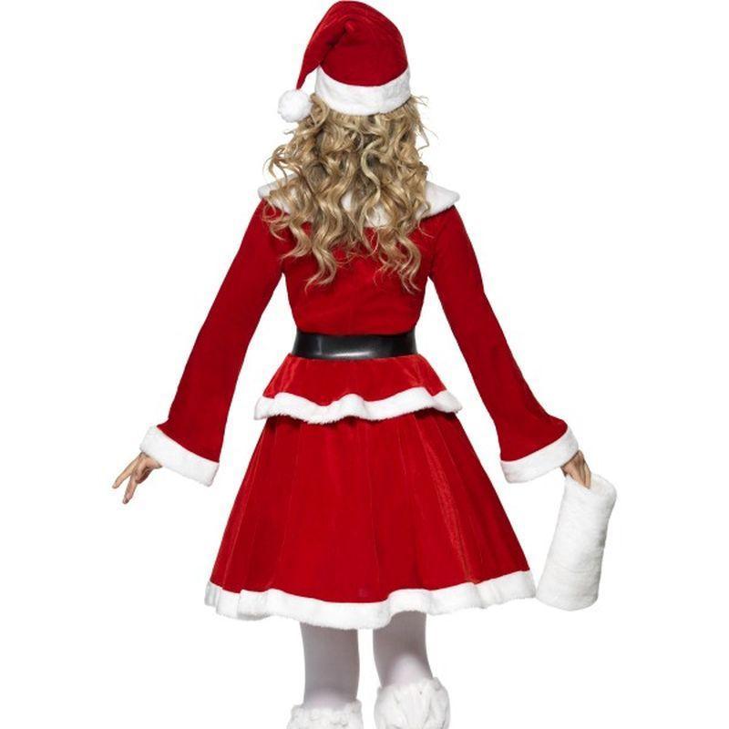 Miss Santa Costume Adult Red White Womens