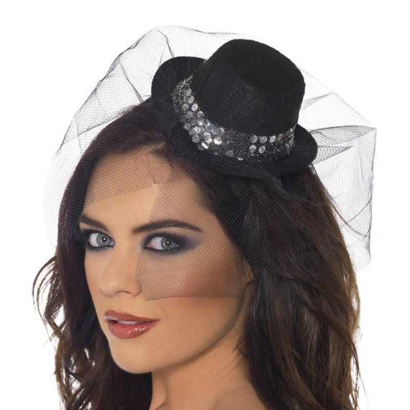 Fever Mini Top Hat on Headband - One Size