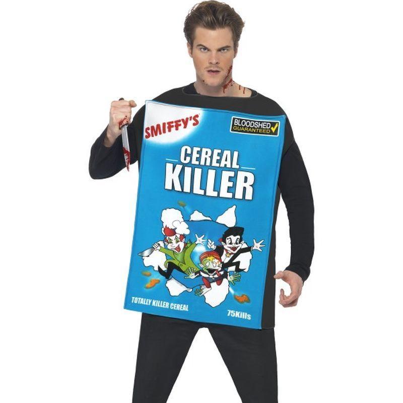 Cereal Killer Costume Adult Blue Mens -1