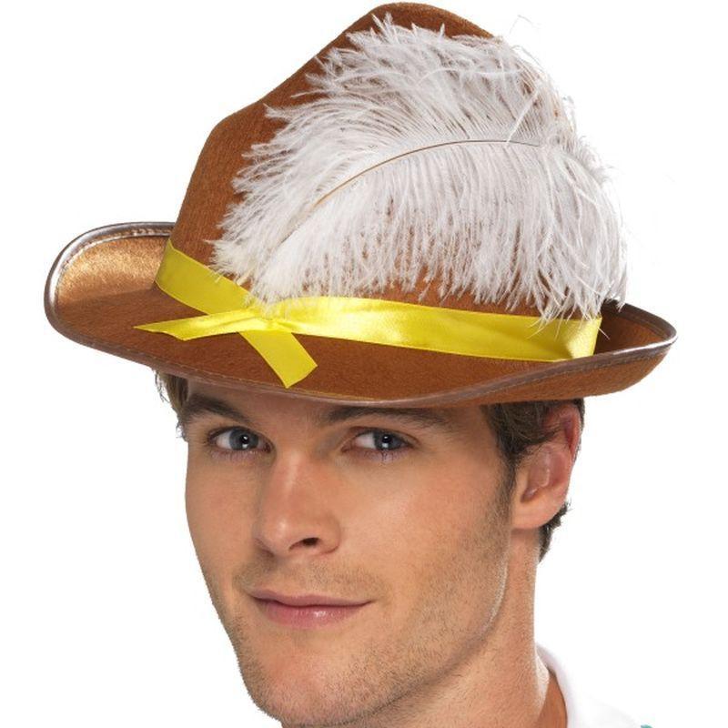 Bavarian Hat Adult Brown Mens -1