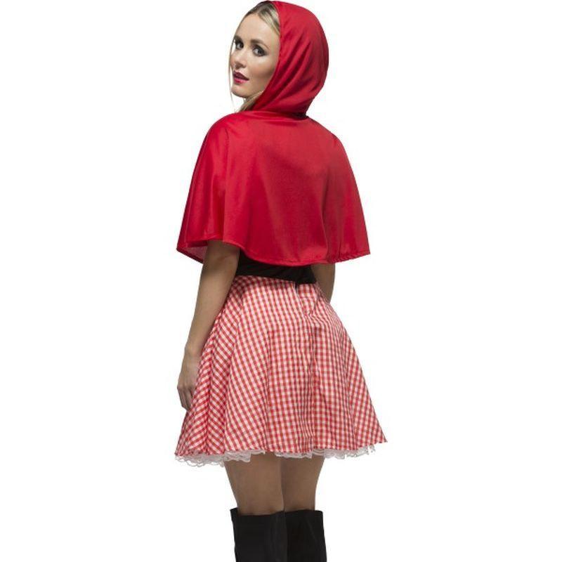 Fever Red Riding Hood Costume Adult Red White Womens -2