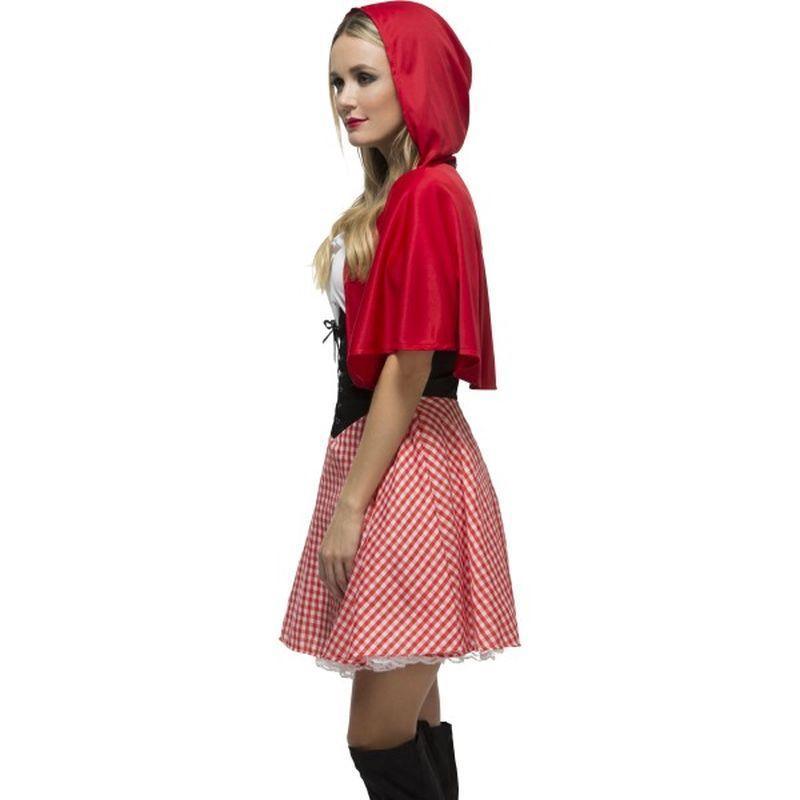 Fever Red Riding Hood Costume Adult Red White Womens -3