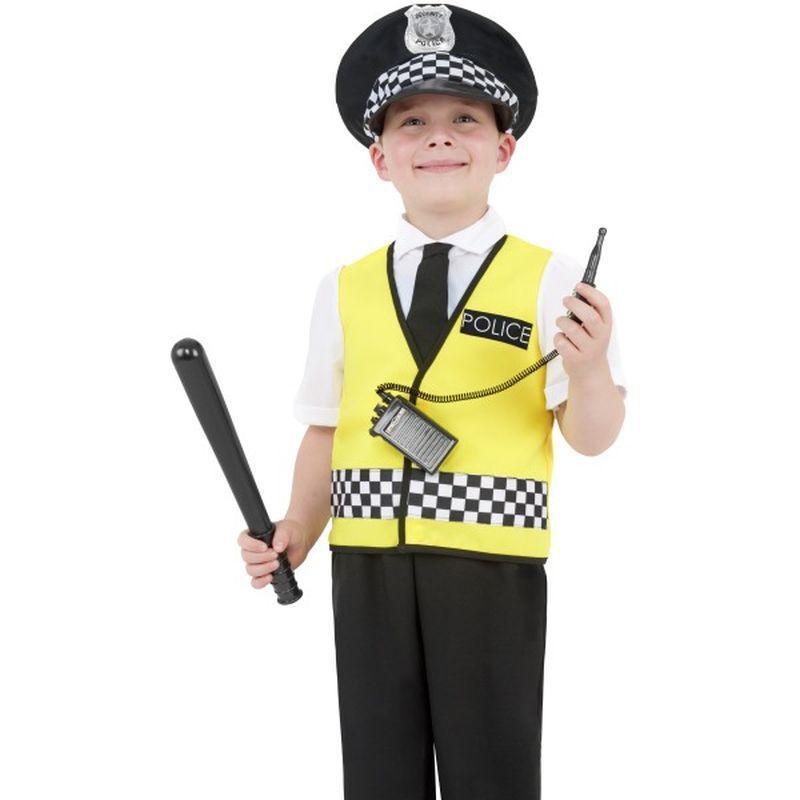 Police Boy Costume Kids Yellow Boys -1