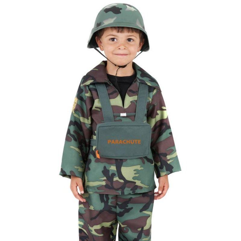 Army Boy Costume Kids Camo Boys Green -1