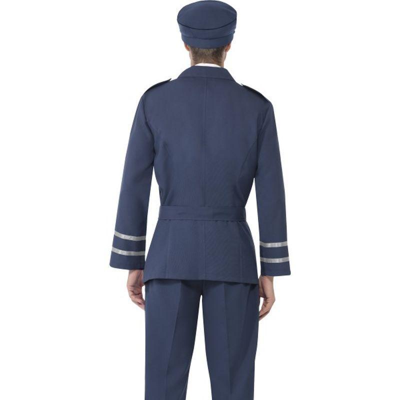 Ww2 Air Force Captain Costume Adult Blue Mens