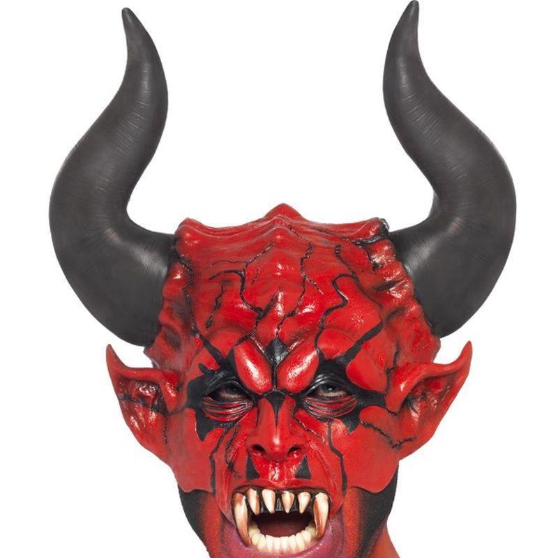 Devil Lord Mask - One Size Mens Red/Black
