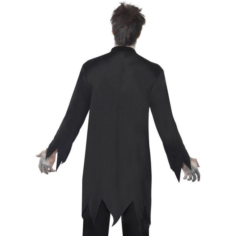 Zombie Priest Costume Adult Black White