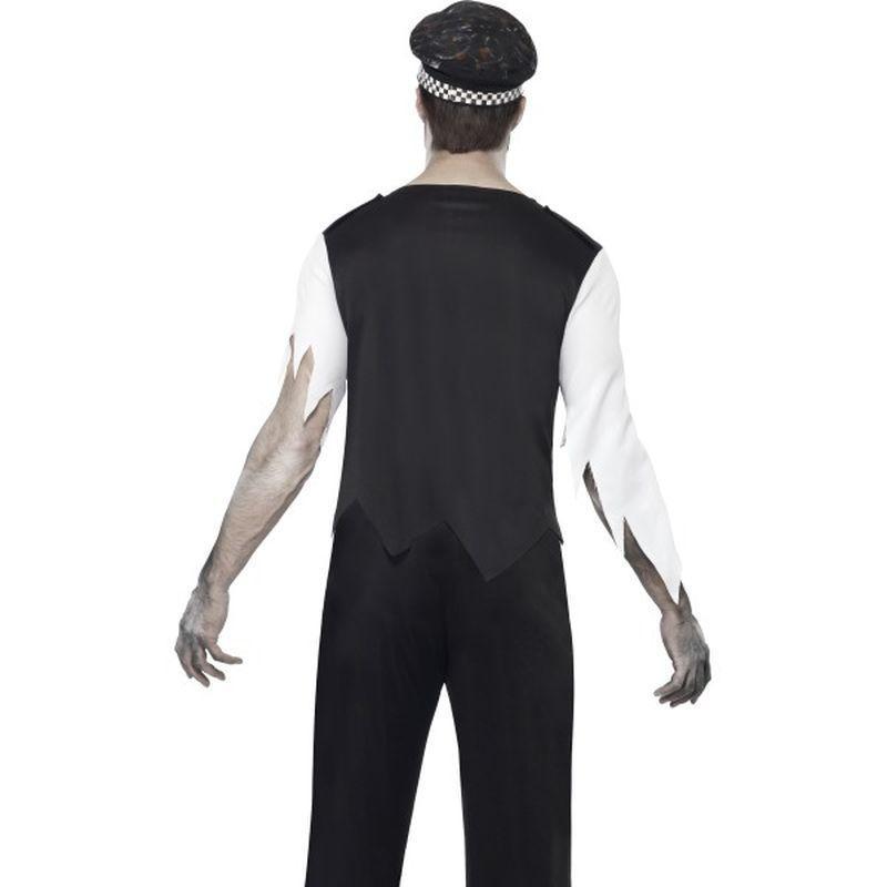 Zombie Policeman Costume Adult Red White Mens
