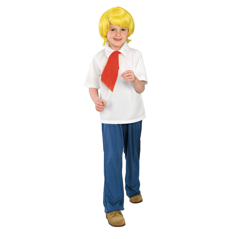 Fred Jones Scooby Doo Costume Boys White -5