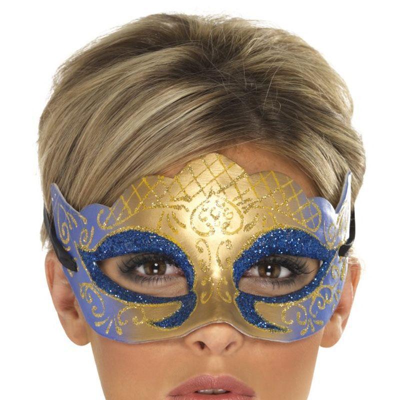 Venetian Colombina Farfalla Glitter Mask - One Size