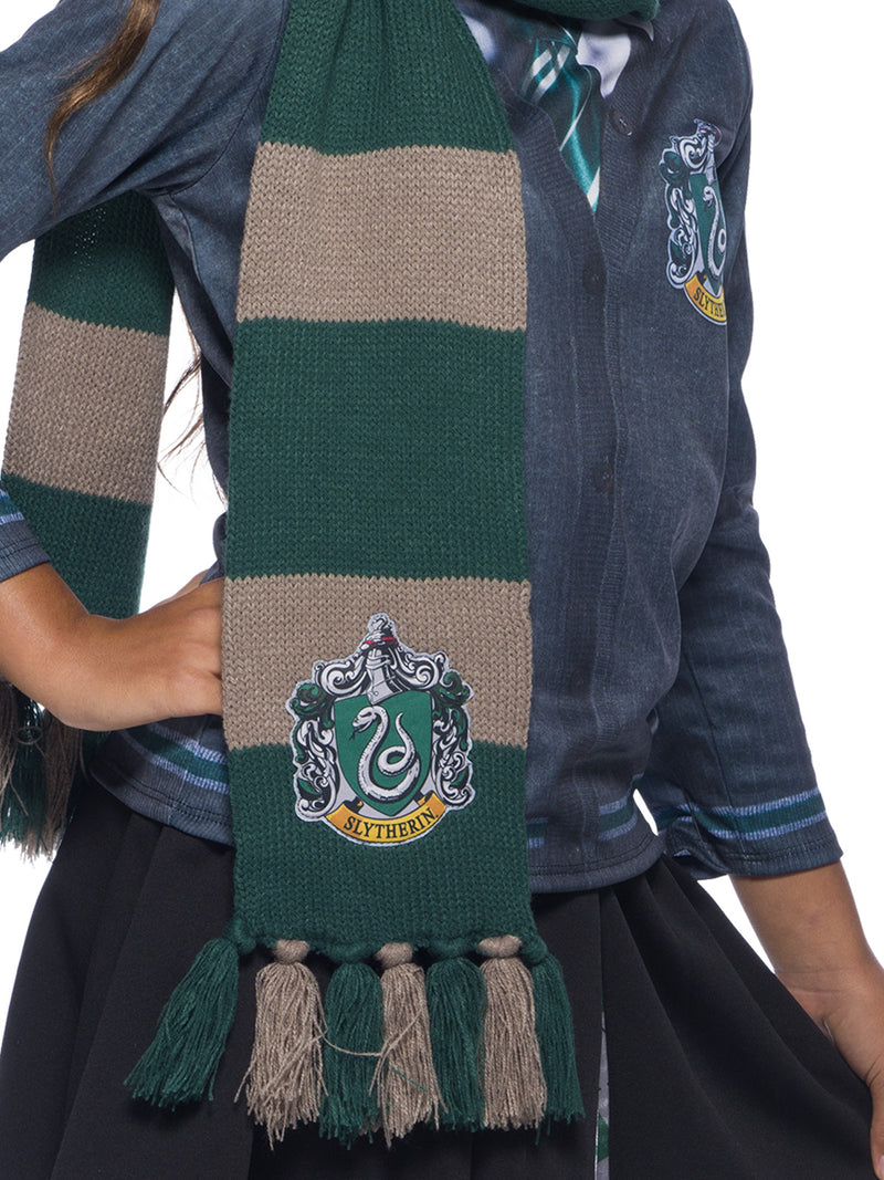 Slytherin Deluxe Scarf Child Mens Green