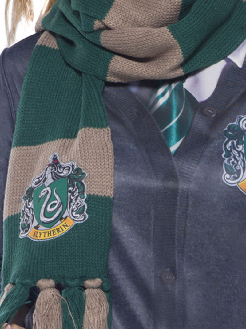 Slytherin Deluxe Scarf Child Mens Green