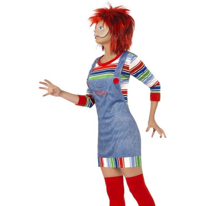 Chucky Ladies Costume Adult Blue Red Womens