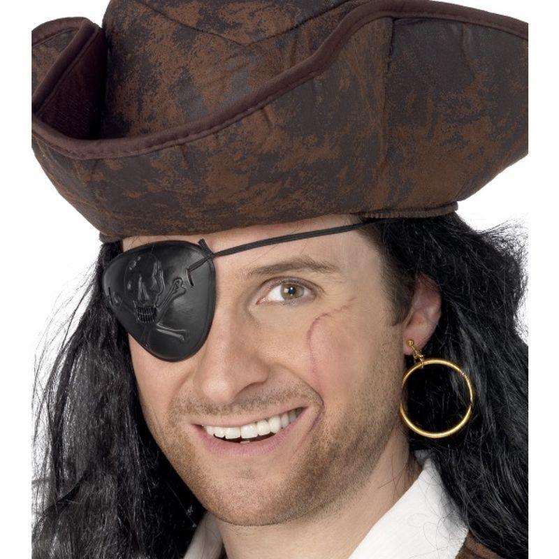 Pirate Eyepatch and Earring - One Size
