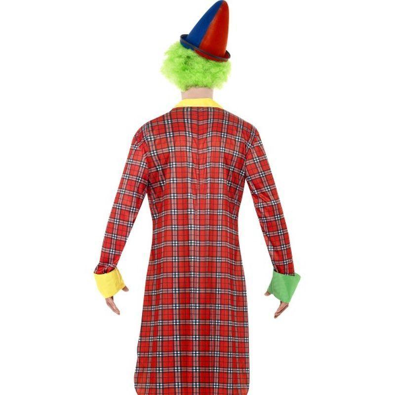La Circus Deluxe Clown Costume Adult Red Green Yellow Mens