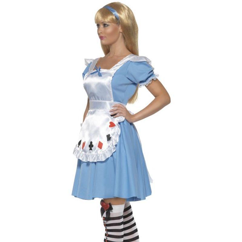 Deck Of Cards Girl Costume Adult Blue White Womens