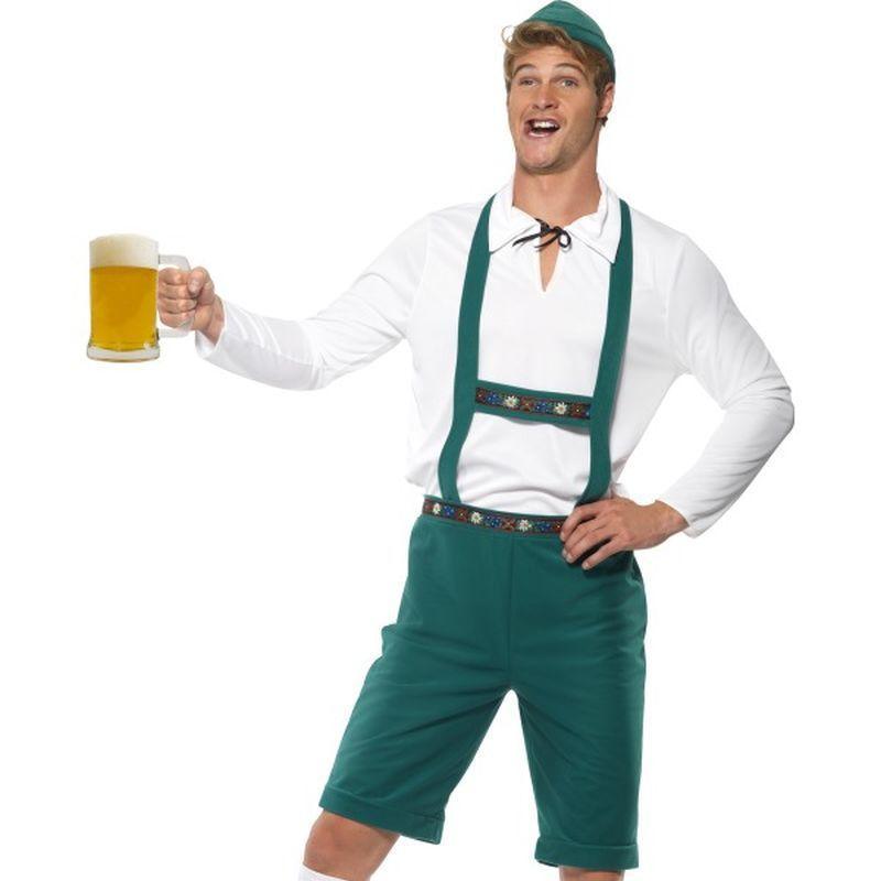 Oktoberfest Costume - XL Mens Green/White