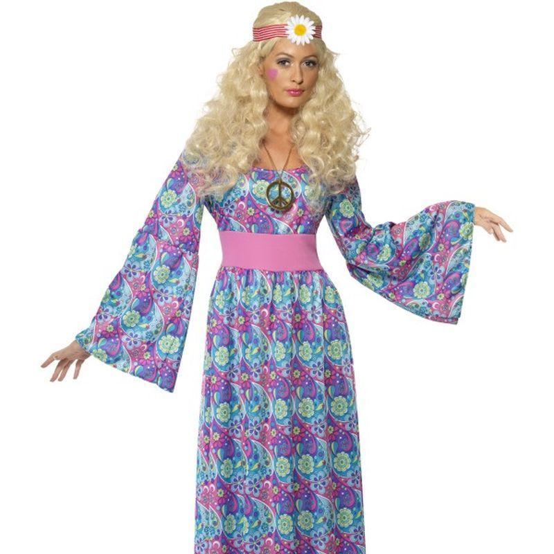 Flower Child Costume - UK Dress 20-22 Womens Purple