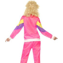 80s Height Of Fashion Shell Suit Costume Adult Pink