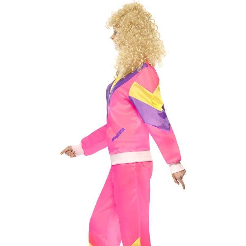 80s Height Of Fashion Shell Suit Costume Adult Pink Womens