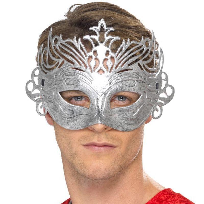 Colombina Silver Mask - One Size