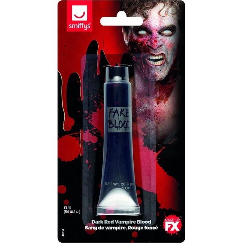 Smiffys Make Up Fx Vampire Gel Blood Dark Red Unisex